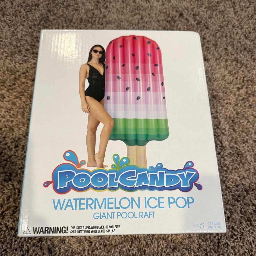 Pool Candy Watermelon Ice Pop Giant Pool Raft Float